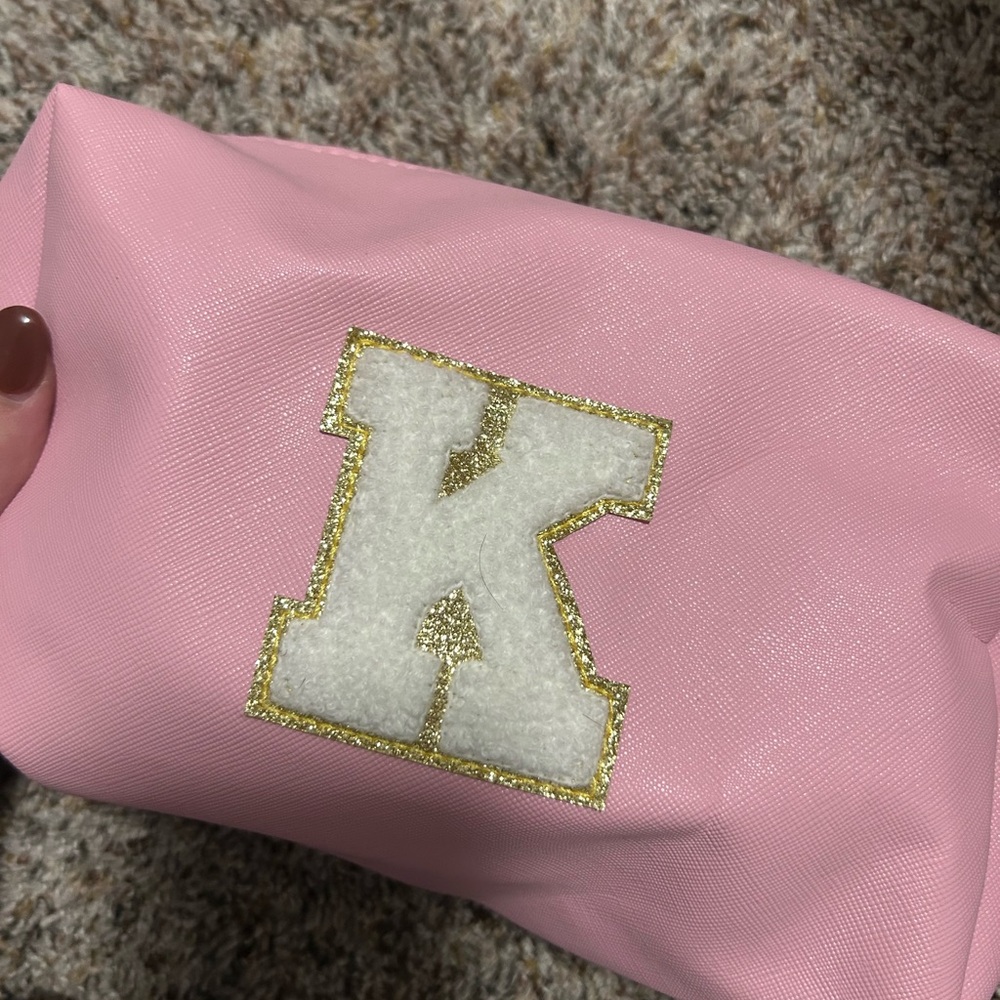 Cosmetic Pouch with K Patch